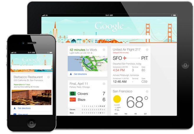 Des Iphones et Ipads plus intelligents grâce à Google Now